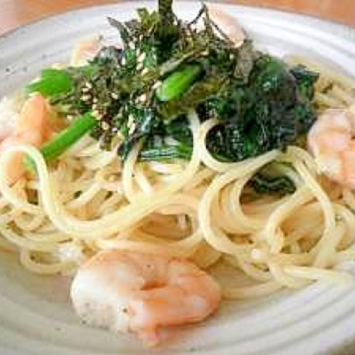 ほうれん草とエビの和風醤油パスタ レシピ 作り方 By ちいこ女史 楽天レシピ ほうれん草とエビの和風醤油パスタ レシピ 作り方 By ちいこ女史 楽天レシピ